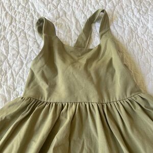 Olive Green Sleeveless Dress Remie girl
